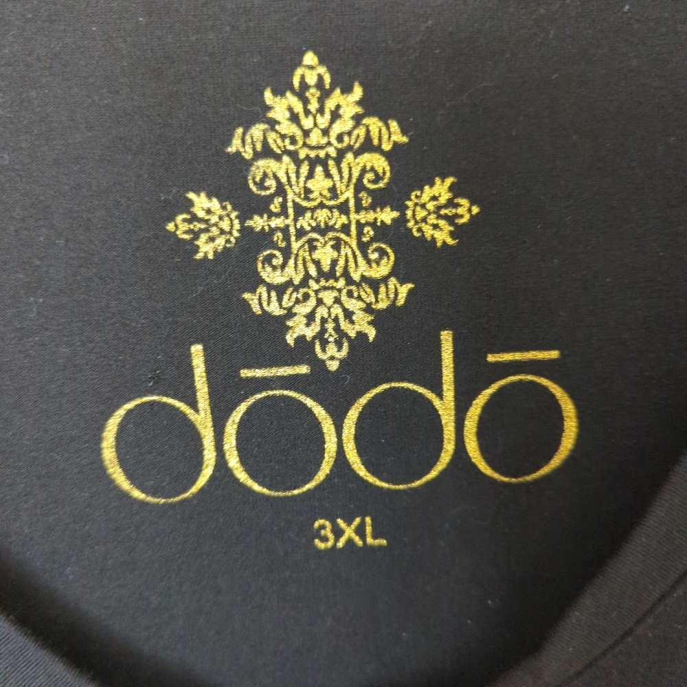 Women's NWT Dodo Black Long Sleeve Shirt Sz. 3XL Item # DWT1202 - Picture 2 of 6